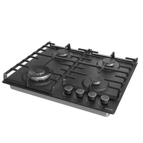 Gorenje | GW642AB | Hob | Gas | Number of burners/cooking zones 4 | Rotary knobs | Black - 2